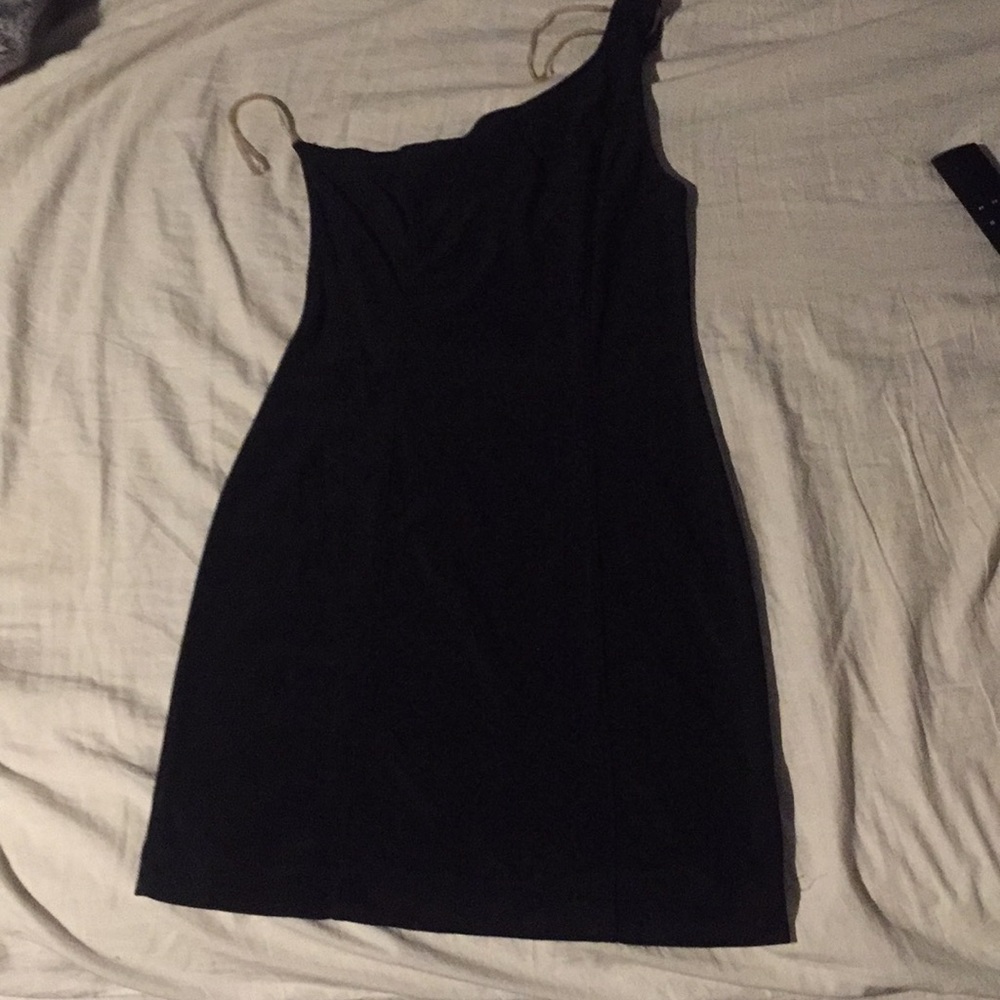 Mini black dress